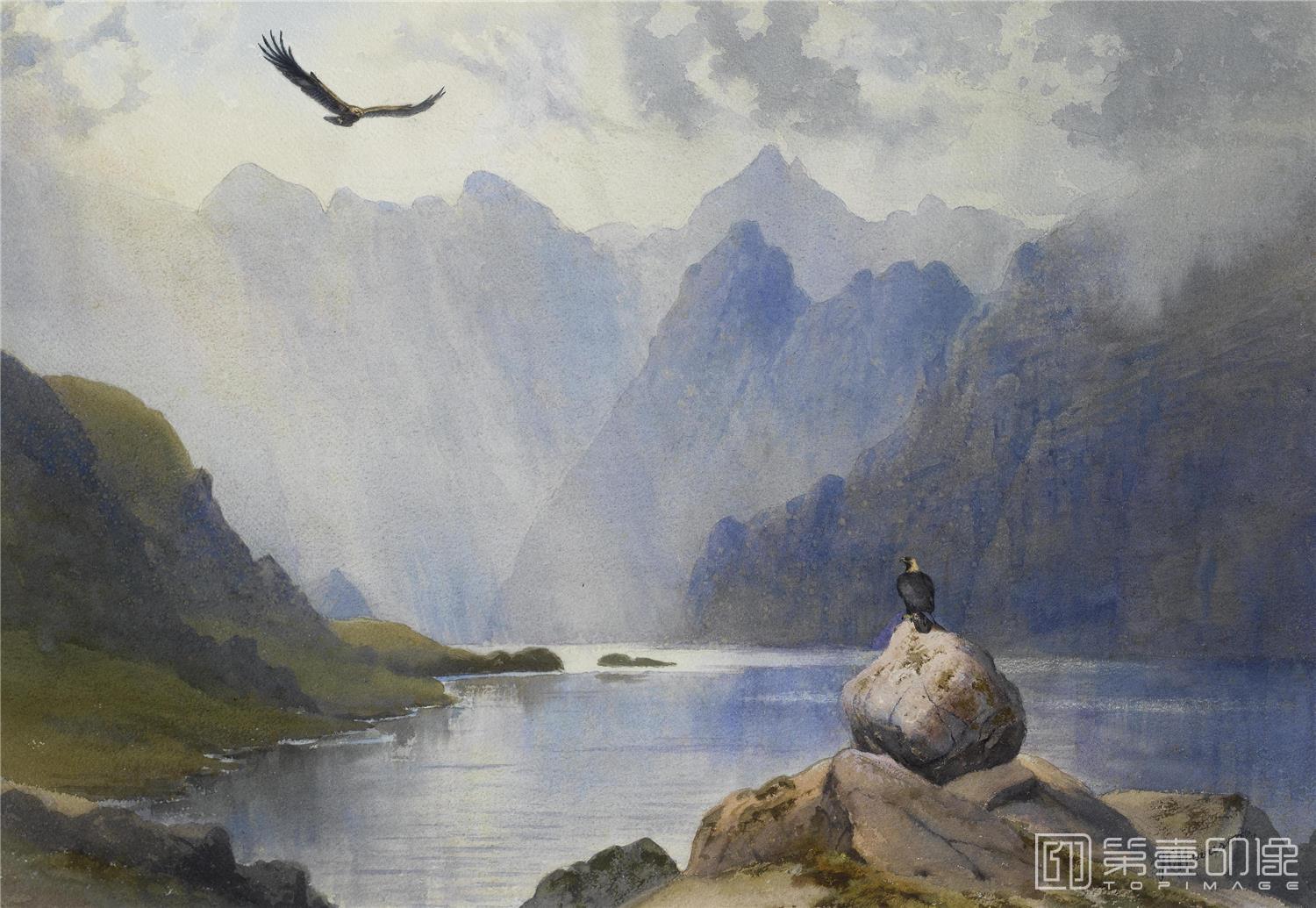 油画-约翰.赛里尔·哈里森 John Harrison作品集-066